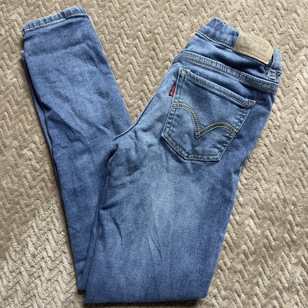 Levi's Girls Size 10 Reg Super Skinny Jean Jeggings Pants